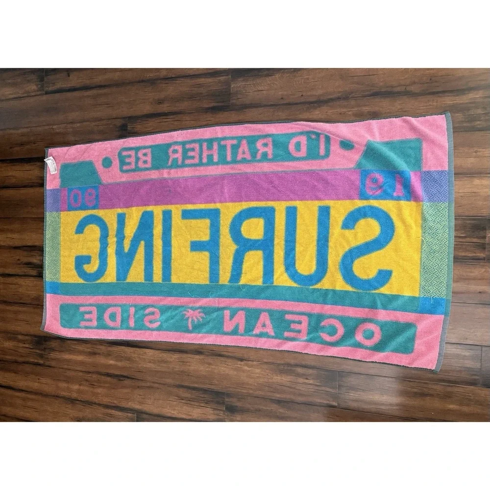 VTG 1990 Royal Terry Beach Towel 